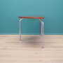 Vintage table, half-round, teak wood, metal, brown, 1970s 2