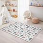 Kids' rug: personalized dinosaur motif, colorful, 160x230 cm 1