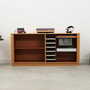 Vintage Sideboard Holz Beige 1980er Jahre 2