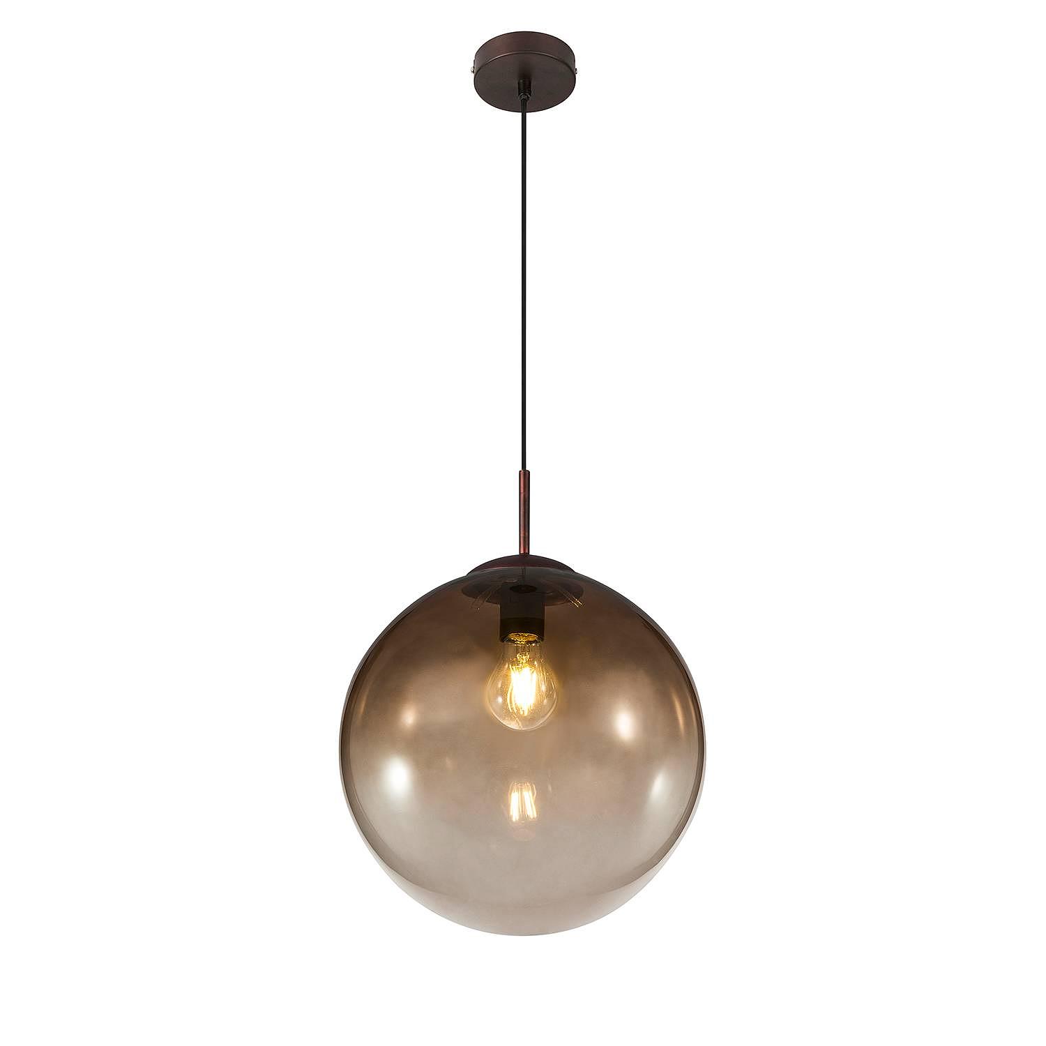 Pendant lamp Varus XIX Clear glass Iron 1