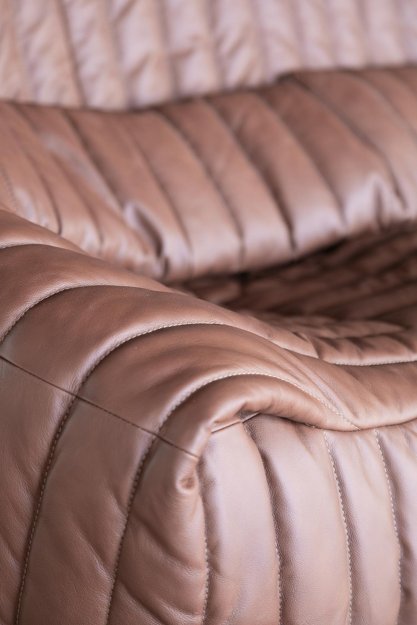 Sandra Sofa 2-Sitzer Glattleder Folk Brown 5