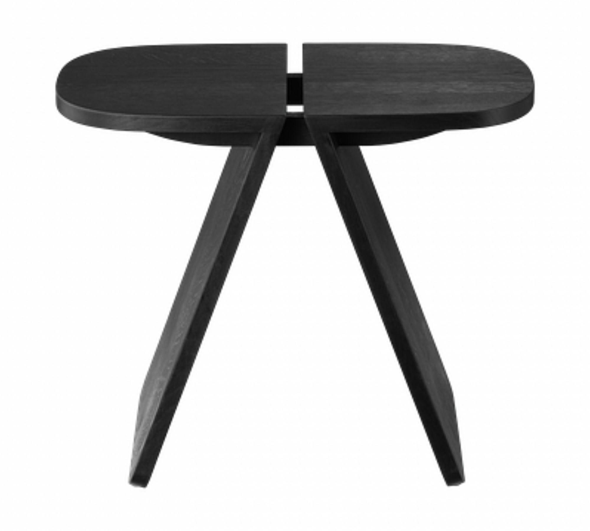 Avio Beistelltisch Eichenholz Schwarz 66695 0