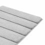 Badteppich Textil Grau 55 x 60 cm 1