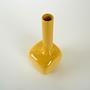 Ceramic vase Yellow 1970s 4