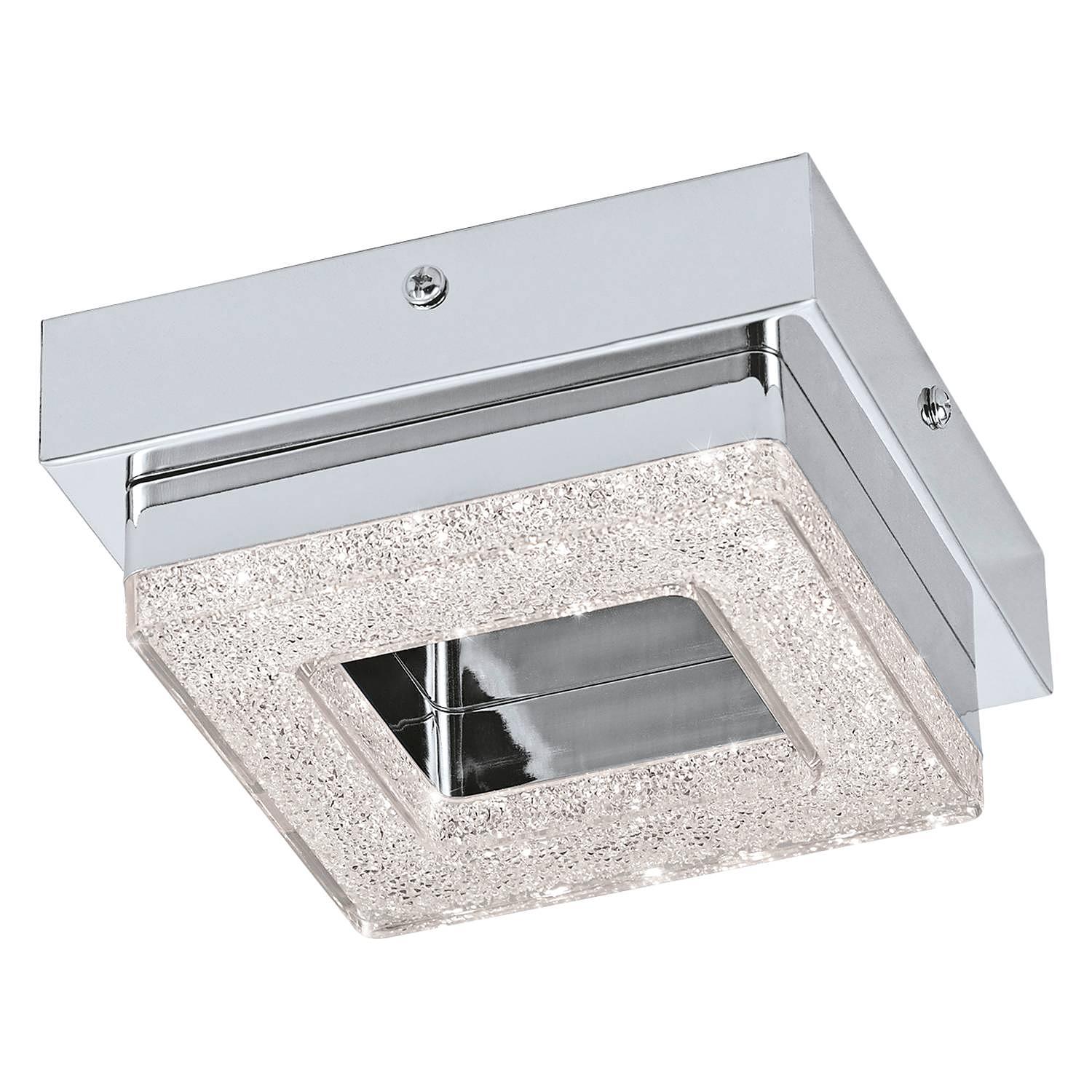 Fradelo I LED ceiling light Crystal glass Steel 1-flame 0