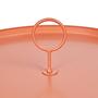 PORTER Beistelltisch mit Griff Stahl Orange 4