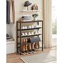 Bettyhill III Schuhregal Braun Schwarz 1