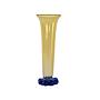 Glass vase Amber Cobalt blue 0