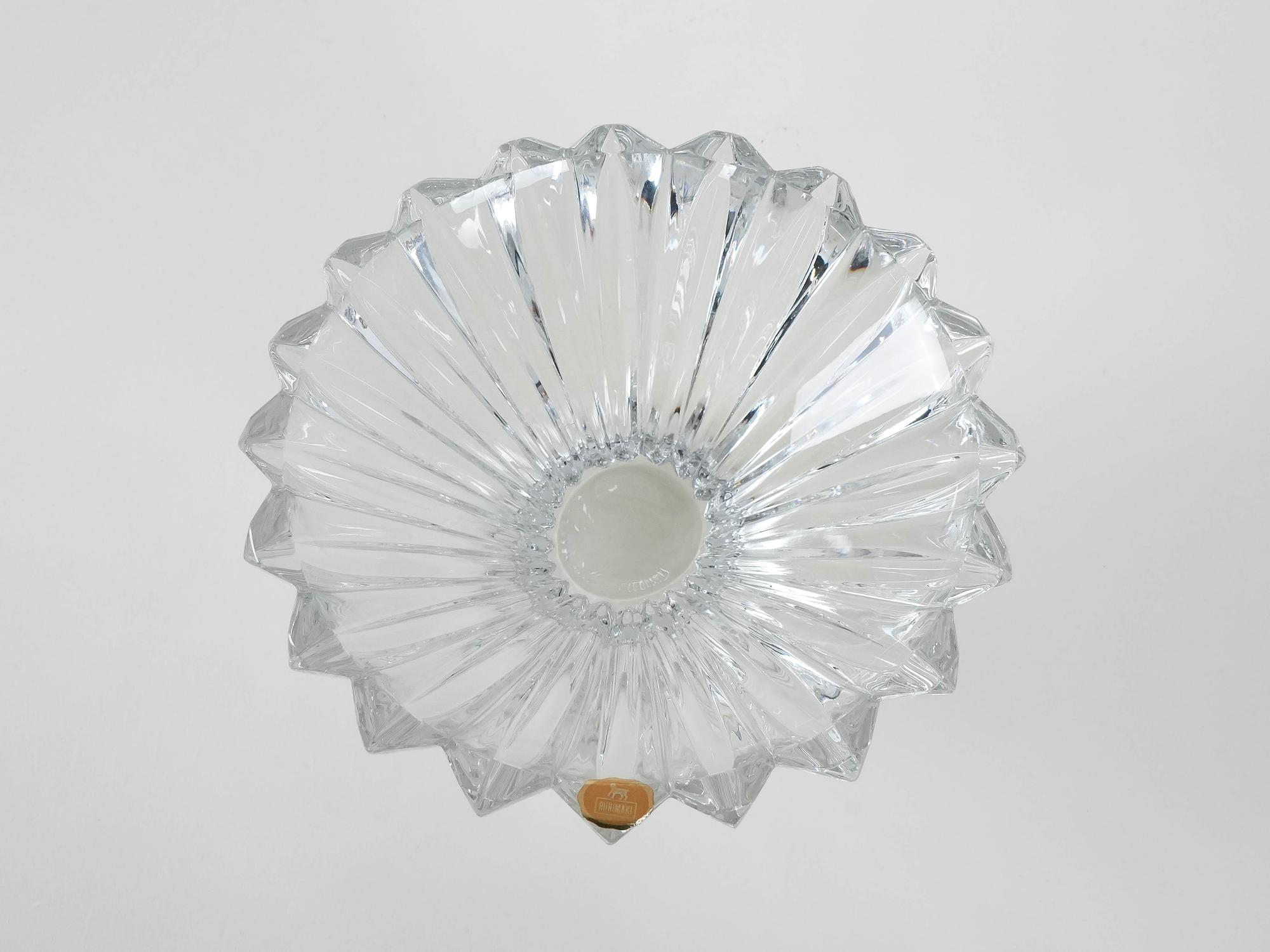 Glass bowl Transparent 1970s 3