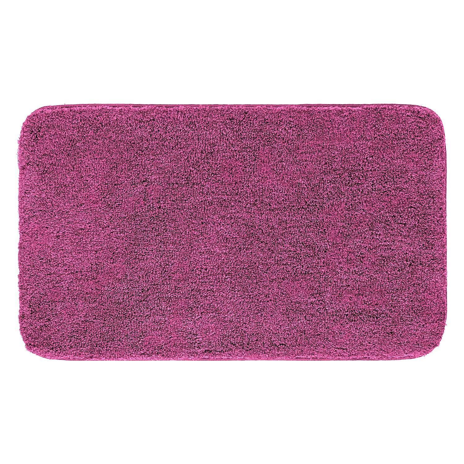 Badematte Melange Webstoff Fuchsia 50 x 80 cm 0