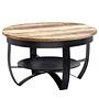 Coffee table Nasp solid mango metal black 1