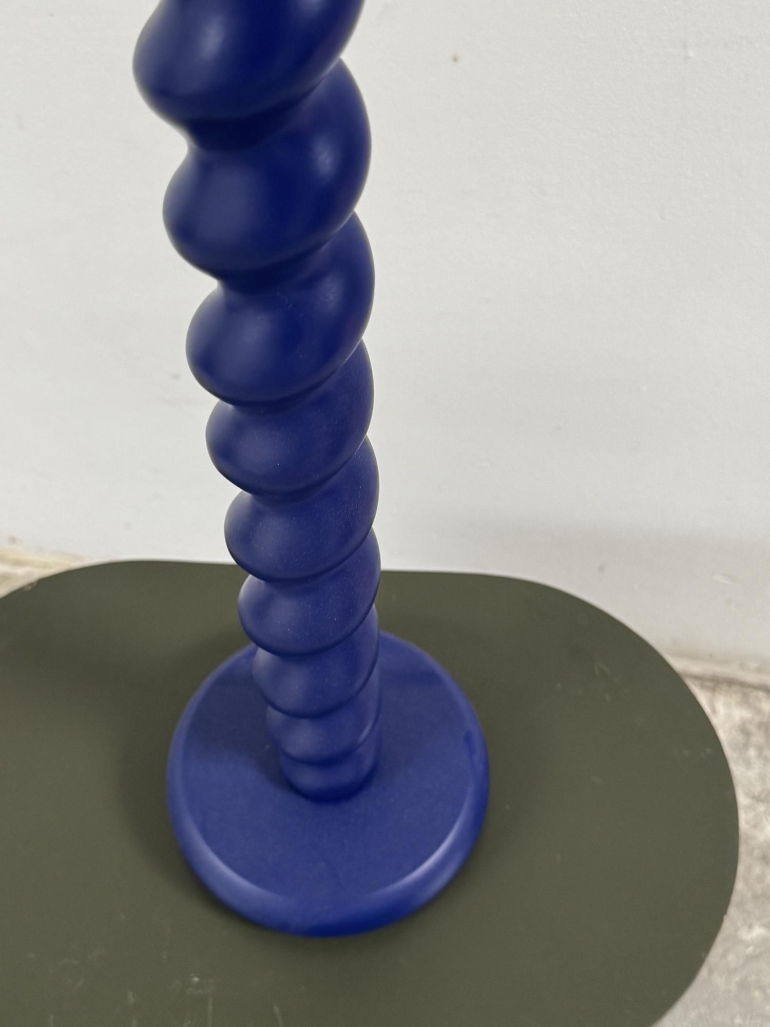 Twister Kerzenhalter Metall Dunkelblau 2