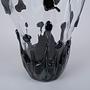 Murano glass vase black 1960s 7
