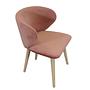 Ellie Esszimmerstuhl Velour Lux Vintage Rosa 6