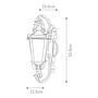 Baltimore Typ B Wandleuchte Aluminiumguss 4
