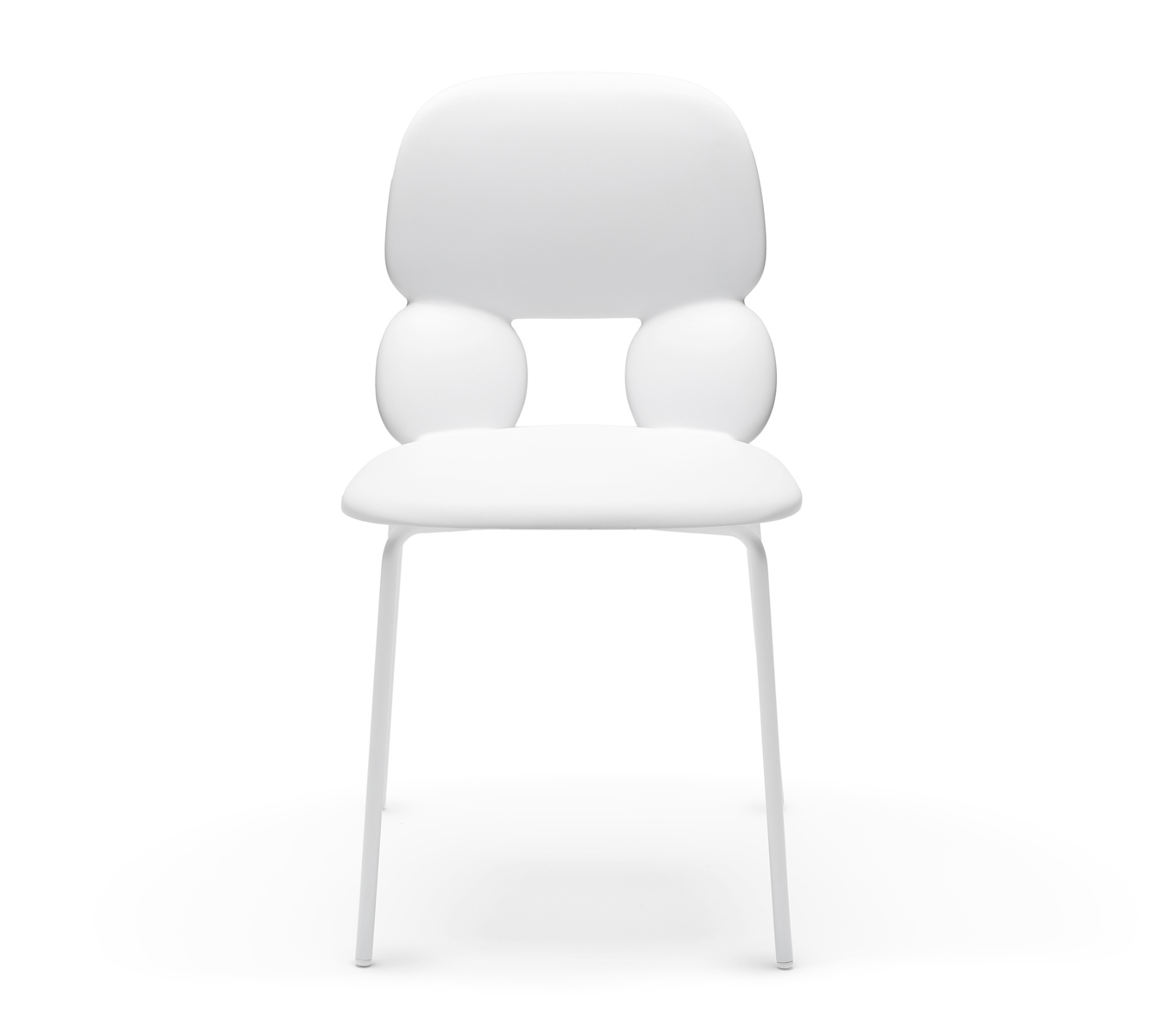 Nube S Stuhl Kunststoff Metall Weiß 1