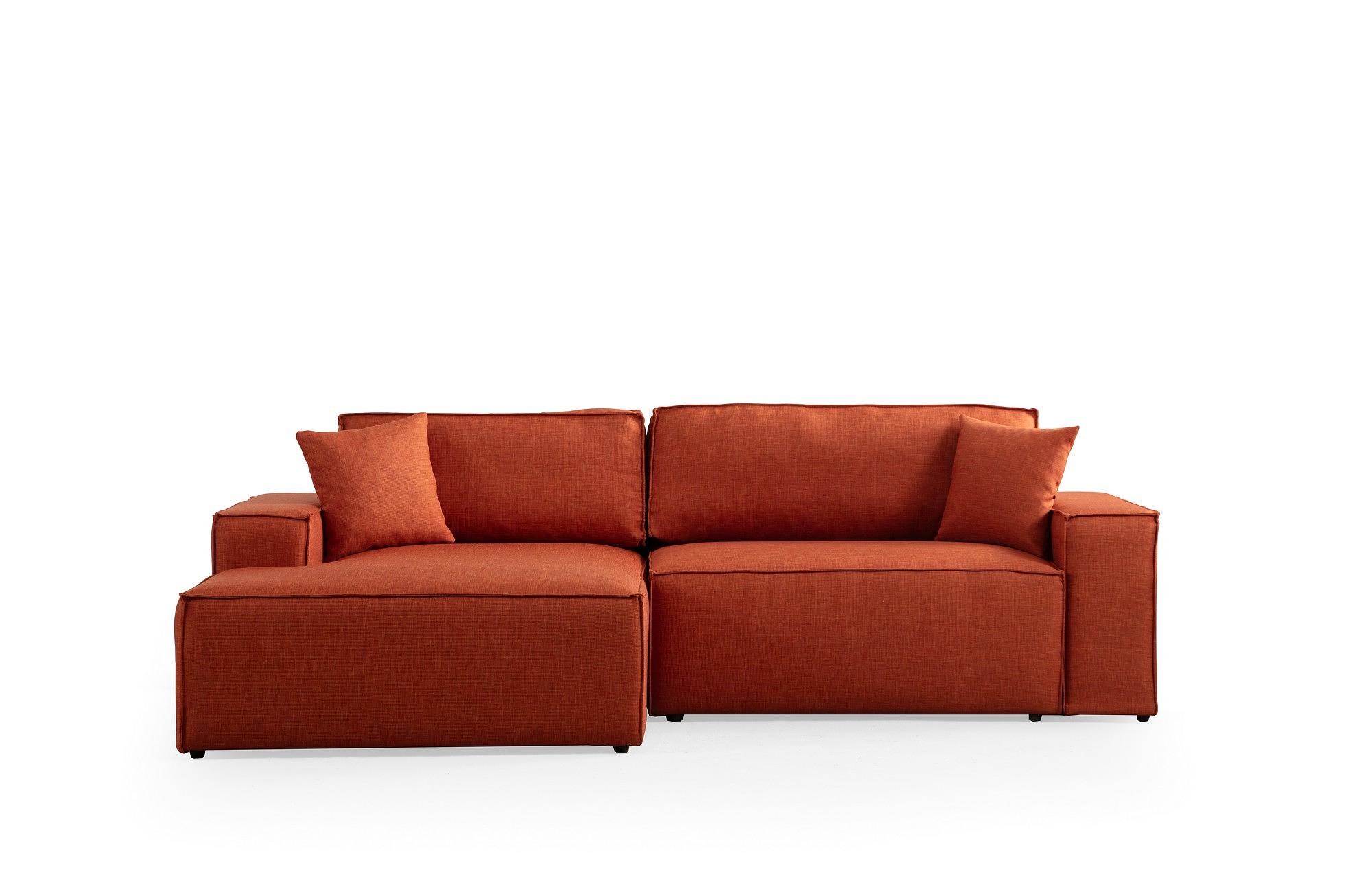 Pirlo Ecksofa Links Orange 3