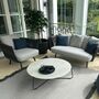 Tosca Outdoor-Möbelset Textil Edelstahl Grau 0