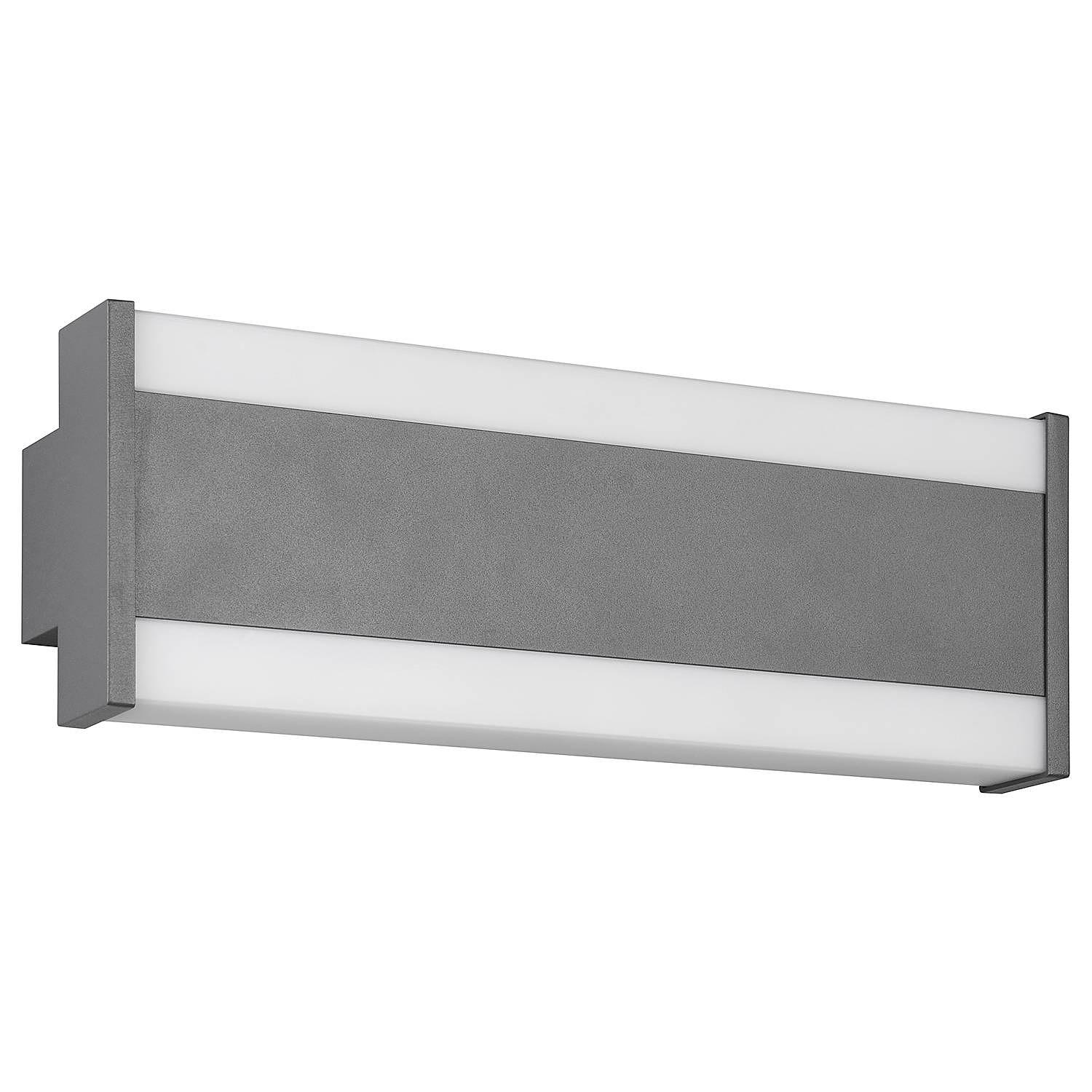 Dawson Wandleuchte Aluminium Acrylglas Anthrazit 2
