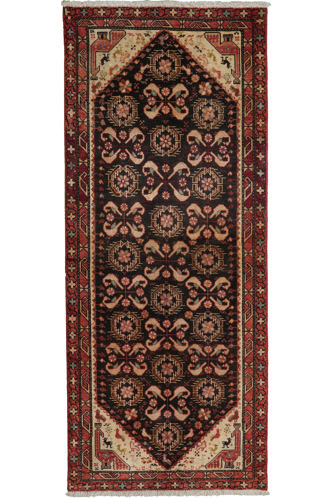 Heritage Teppich Wolle Braun 0