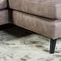 Sofa 3-Sitzer Chaiselongue Links Rechts Braun 8