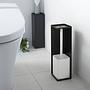 WC-Rollenbehälter Tower Stahl Schwarz 3