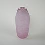 Glass vase Murano glass Purple 1970s 2