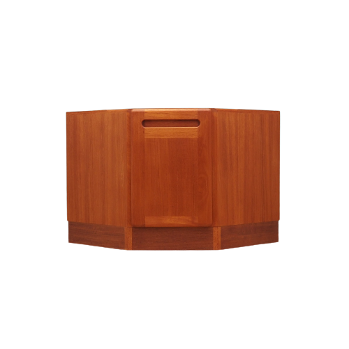 Vintage Cabinet Teak Brown 1970s 0