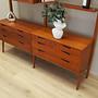 Wall shelf Teak wood 1960s 4