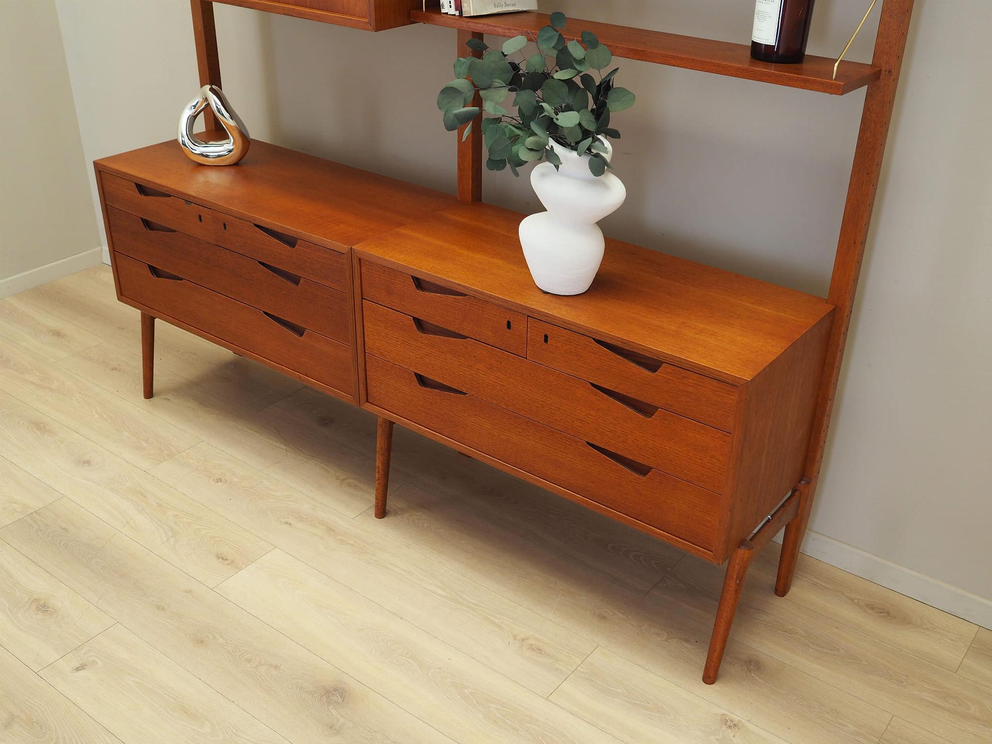 Wall shelf Teak wood 1960s 4
