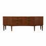 Vintage Sideboard Nussbaumholz Braun 1960er Jahre 0