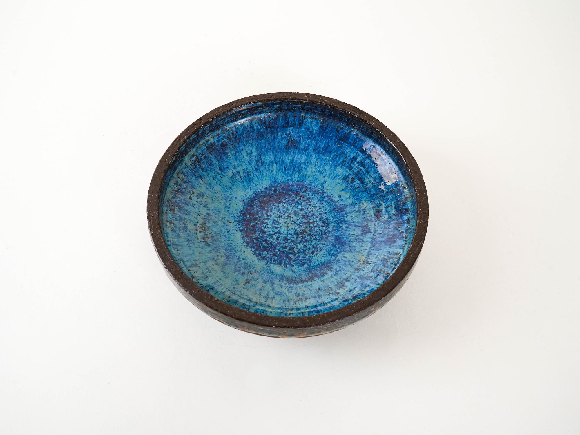 Keramikplatte, dänisches Design, 1960er Jahre, h 2