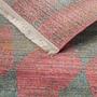Short pile carpet Mystik X Red Green 70 x 140 cm 2