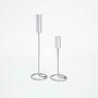 Set of metal candle holders 1970s 2