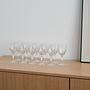 11x Crystal glasses Transparent 1