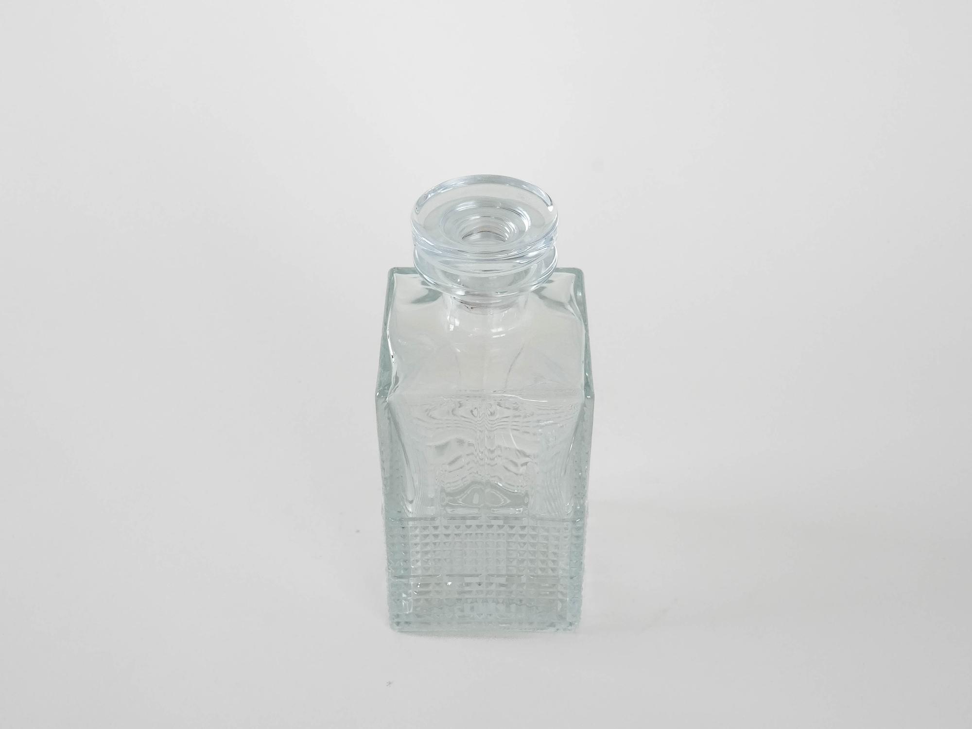 Glass carafe Transparent 1970s 4