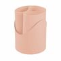 Stiftehalter 100% Recyceltes Leder Rosa 0