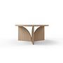 Cece Coffee Table Oak Ø 70 cm 1