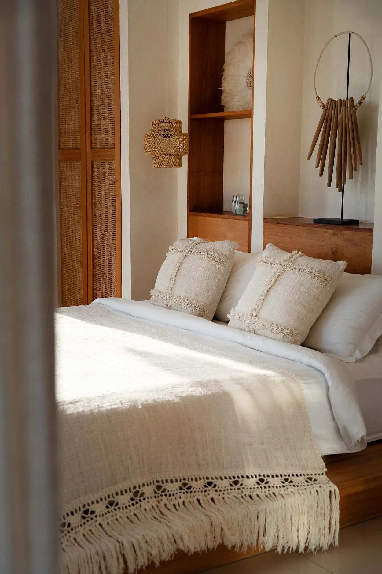 Holzstäbchen auf Ständer Hellbraun 3