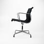 EA108 Office Chair Chrome Hopsack Black 0