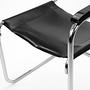 S34 Armchairs Chrome Black 8