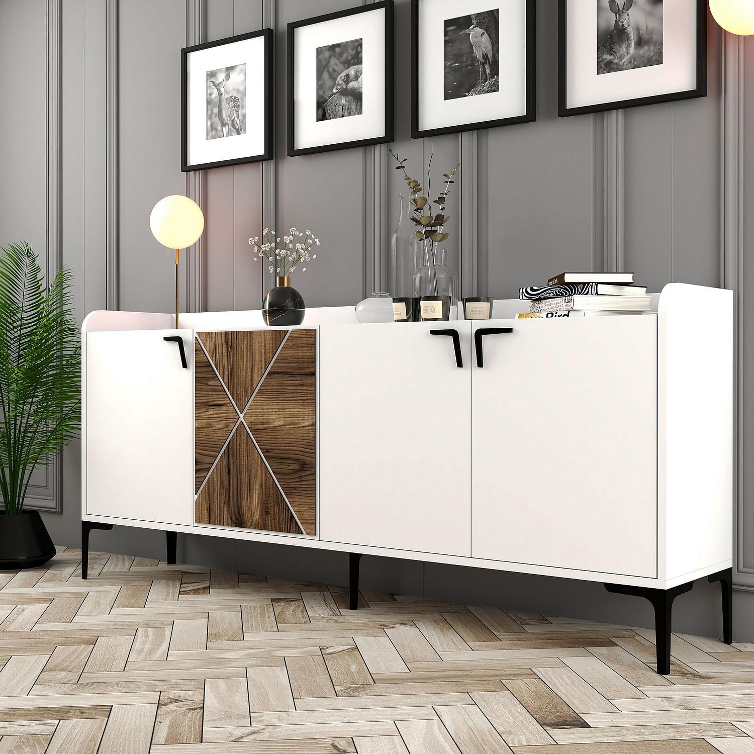 Venedik Sideboard Weiß 1