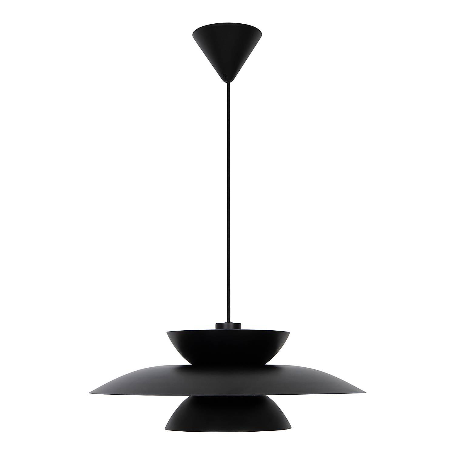 Carmen Pendelleuchte Aluminium Schwarz 1-flammig 3