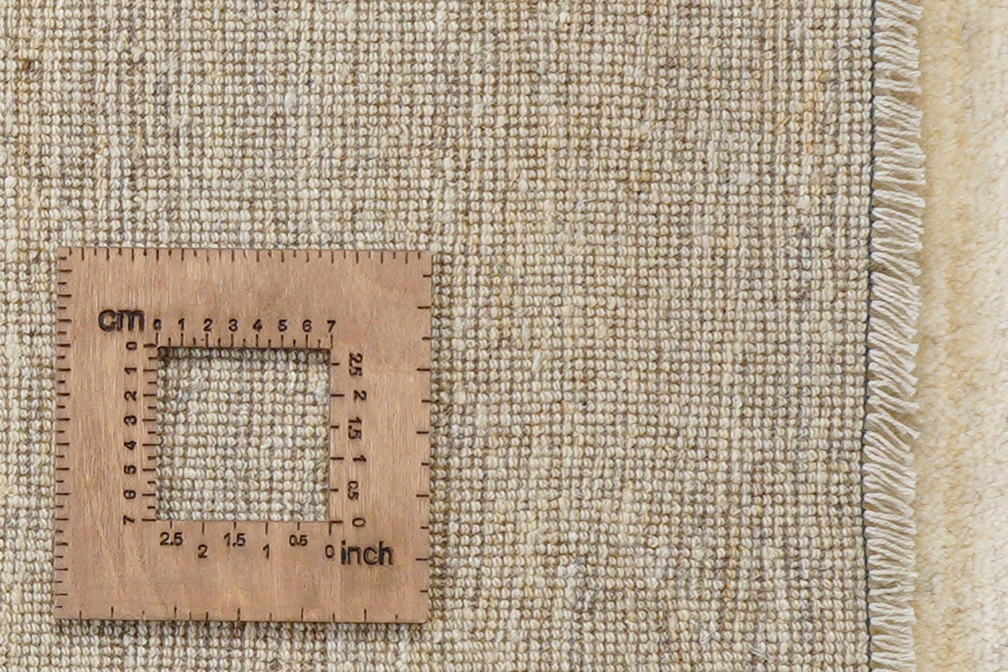 Rizbaf Gabbeh-Teppich Wolle Beige 6