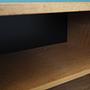 Vintage Bookshelf Ash Wood Brown 1970s 11