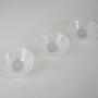 Glass bowls set Transparent 1970s 4
