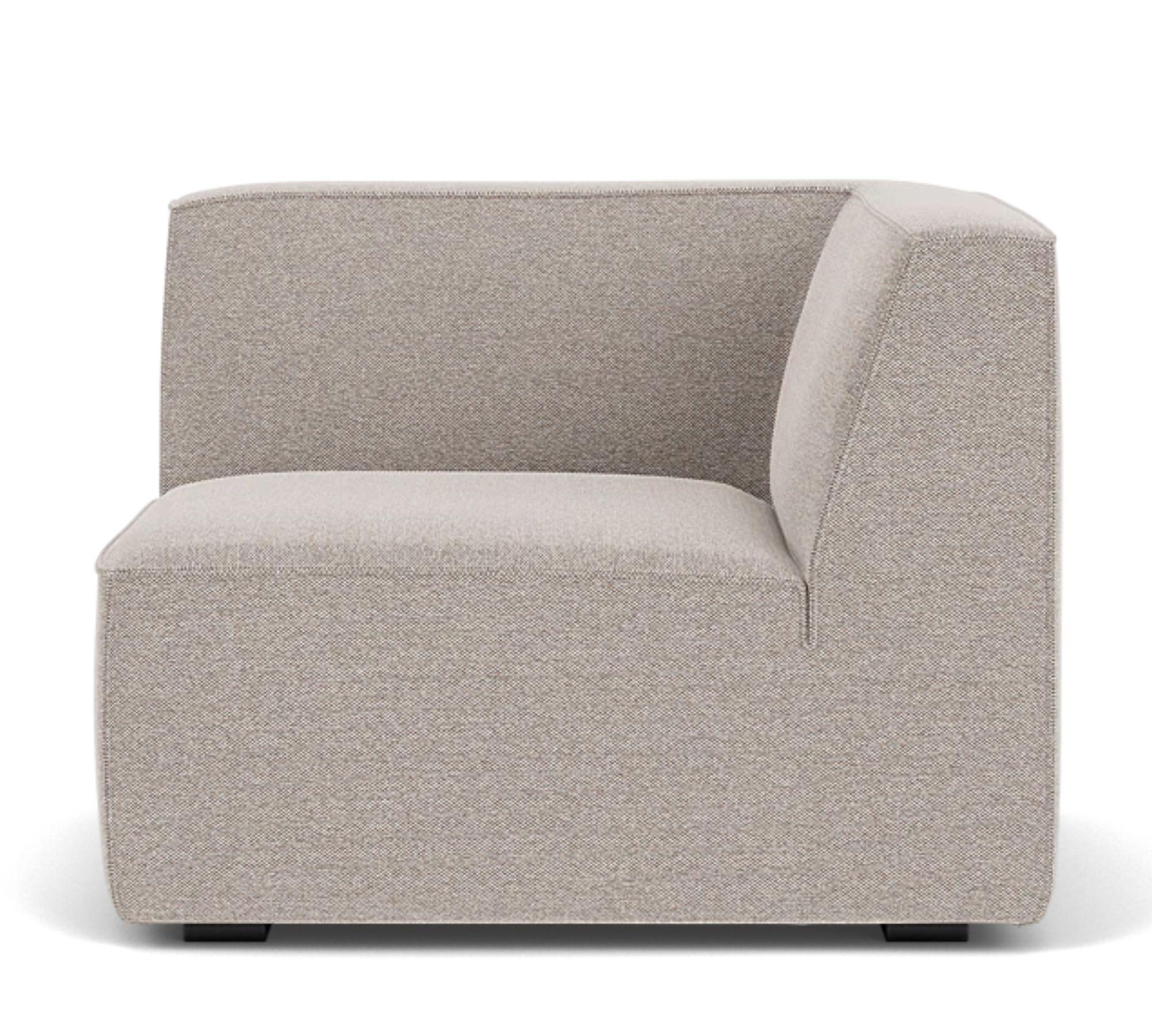 Dane 1-Sitzer Eckmodul Links Agnes Brown 3