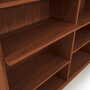 Bücherregal Holz Braun  5