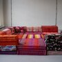 Vintage Hans Hopfer Mah Jong Modulares Sofa Mehrfarbig 3