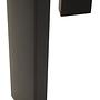 Palermo Runder Beistelltisch Marmorplatte Creme Schwarz 6